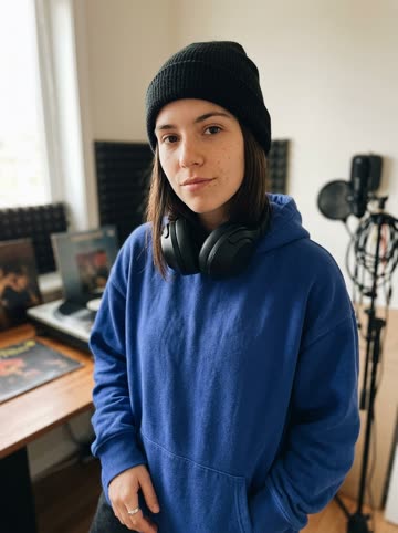 The photo used for this sample (Keys player (left)) — an AI-generated person